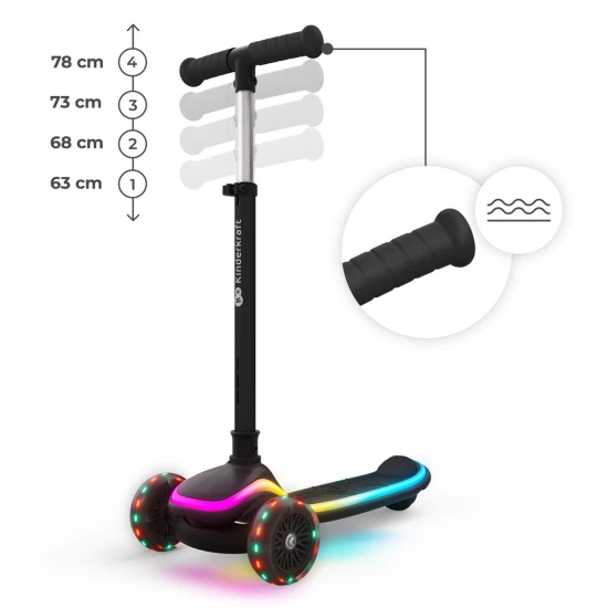 Roller és futóka 2in1 Raket Up Black Roller és futóka 2in1 Raket Up Black Kinderkraft KRRAUP00BLK0000