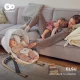 Pihenőágy Elsu Grey, 9 kg-ig Kinderkraft KBELSU00GRY0000