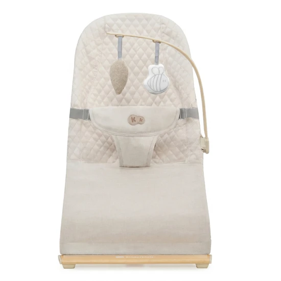 Ringó pihenőágy Mimi Beige wood, 9 kg-ig Ringó pihenőágy Mimi Beige wood, 9 kg-ig Kinderkraft KBMIMI00WOD0000