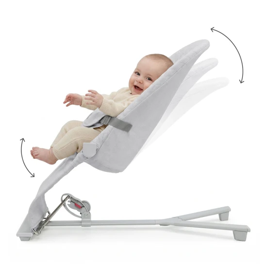 Ringó pihenőágy Mimi Light grey, 9 kg-ig Kinderkraft KBMIMI00LGR0000