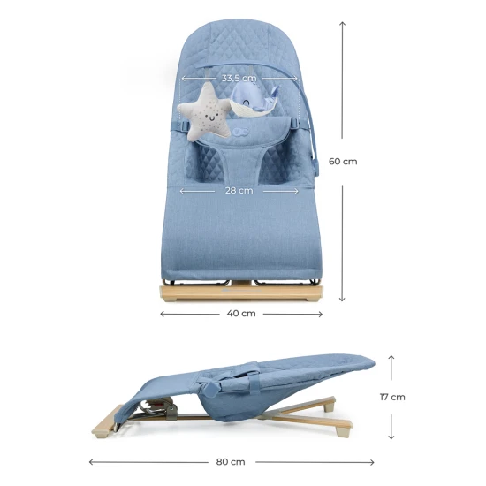 Ringó pihenőágy Mimi Nordic Breeze, 9 kg-ig Ringó pihenőágy Mimi Nordic Breeze, 9 kg-ig Kinderkraft KBMIMI00NOR0000
