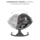 Ringó pihenőágy dallammal 2in1 Lumi, 9 kg-ig, Premium Dark Grey Kinderkraft KBLUMI02DGR0000