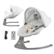 Ringó pihenőágy dallammal 2in1 Lumi, 9 kg-ig, Premium Light Grey Kinderkraft KBLUMI02LGR0000