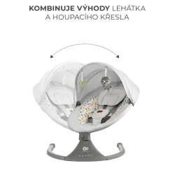 Ringó pihenőágy dallammal 2in1 Lumi, 9 kg-ig, Premium Light Grey Ringó pihenőágy dallammal 2in1 Lumi, 9 kg-ig, Premium Light Grey