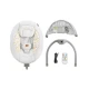 Ringó pihenőágy dallammal 2in1 Lumi, 9 kg-ig, Premium Light Grey Kinderkraft KBLUMI02LGR0000