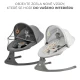 Ringó pihenőágy dallammal 2in1 Lumi, 9 kg-ig, Premium Light Grey Kinderkraft KBLUMI02LGR0000