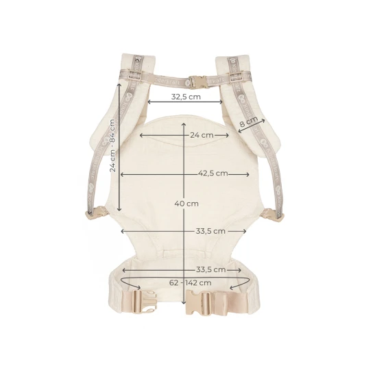 Babahordozó Elara Beige Babahordozó Elara Beige Kinderkraft KNELAR00BEG0000