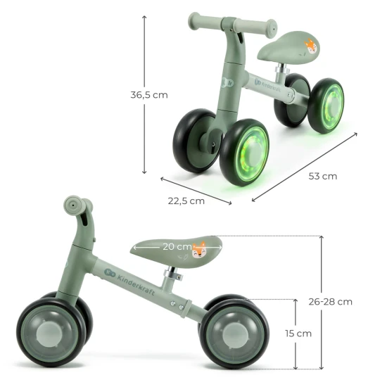 Futóka Cutie Flash Green Kinderkraft KRCUFL00GRE0000
