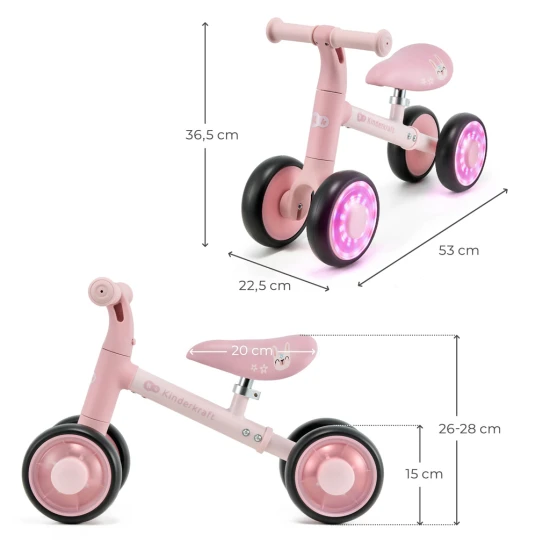 Futóka Cutie Flash Pink Kinderkraft KRCUFL00PNK0000