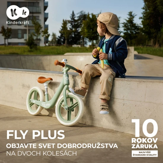 Futóka Fly Plus Powder pink Kinderkraft KRFLPL00PNK0000