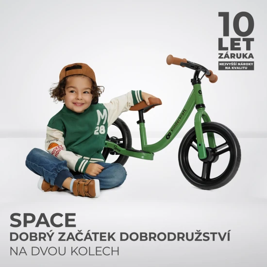 Futóka Space Deep Light green Kinderkraft KRSPAC23GRE0000