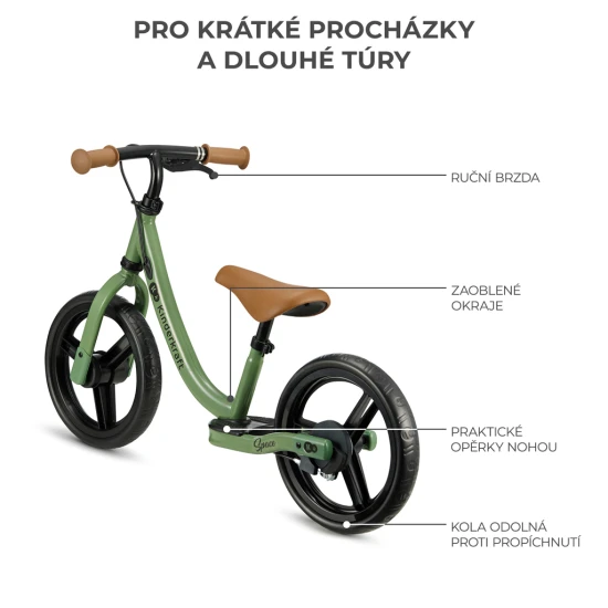 Futóka Space Deep Light green Kinderkraft KRSPAC23GRE0000