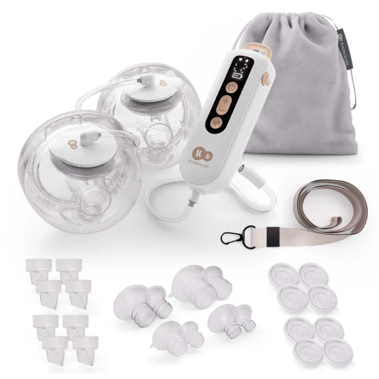 Anyatej-lefejő Double Hands-free Gentle Flow Gold Kinderkraft KEGEFL00GLD0000