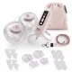 Anyatej-lefejő Double Hands-free Gentle Flow Pink Kinderkraft KEGEFL00PNK0000