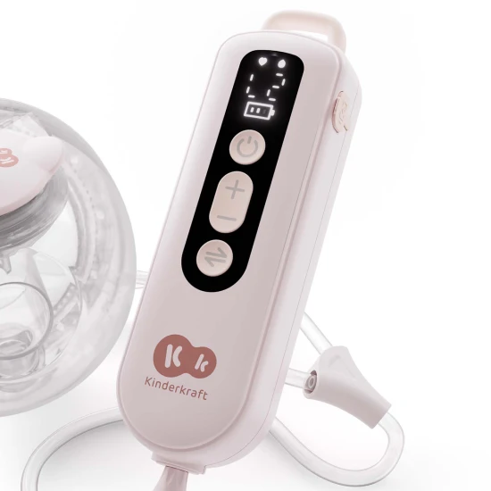 Anyatej-lefejő Double Hands-free Gentle Flow Pink Kinderkraft KEGEFL00PNK0000