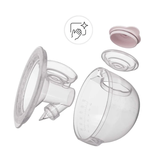 Anyatej-lefejő Double Hands-free Gentle Flow Pink Kinderkraft KEGEFL00PNK0000