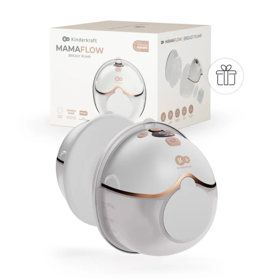 Anyatej-lefejő Single Hands-free Mamaflow Gold Kinderkraft KEMAFL00GLD0000