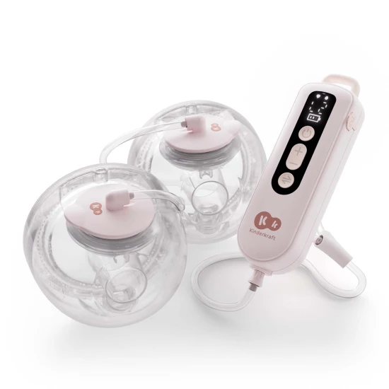 Tejszívó Double Hands-free Gentle Flow Pink + CHICCO szoptatási betétek 30 db Kinderkraft VP-F198231
