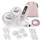 Tejszívó Double Hands-free Gentle Flow Pink + CHICCO szoptatási betétek 30 db Kinderkraft VP-F198231