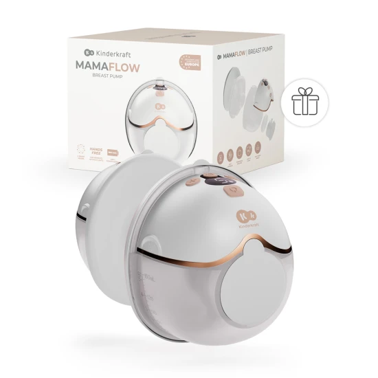 Tejszívó Single Hands-free Mamaflow Gold + CHICCO szoptatási betétek 30 db Kinderkraft VP-F198235