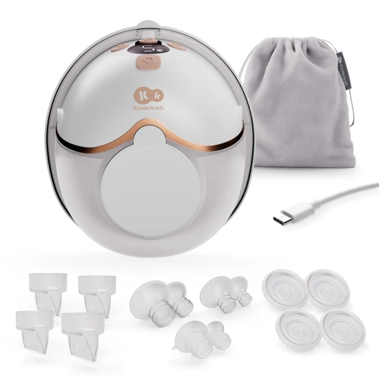 Tejszívó Single Hands-free Mamaflow Gold + CHICCO szoptatási betétek 30 db Kinderkraft VP-F198235