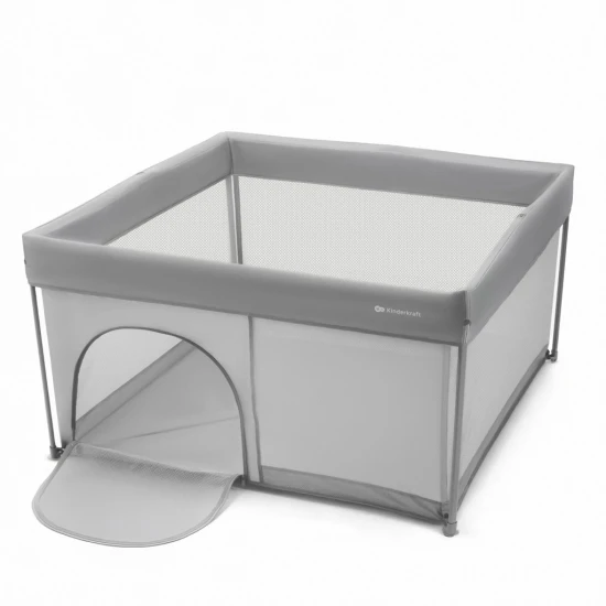 Összecsukható járóka Ziki Light Grey Kinderkraft KLZIKI00GRY0000