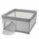 Összecsukható járóka Ziki Light Grey Kinderkraft KLZIKI00GRY0000