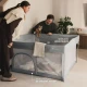 Összecsukható járóka Ziki Light Grey Kinderkraft KLZIKI00GRY0000