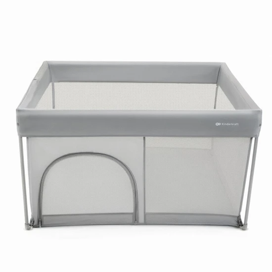 Összecsukható járóka Ziki Light Grey Kinderkraft KLZIKI00GRY0000