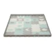 Puzzle szivacsszőnyeg Luno Shapes 185 x 165 cm Mint, 30ks, Premium Kinderkraft KPLUSH00MIN0000