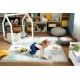 Puzzle szivacsszőnyeg Luno Shapes 185 x 165 cm Mint, 30ks, Premium Kinderkraft KPLUSH00MIN0000