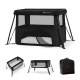 Utazóágy Cami Black Kinderkraft KLCAMI00BLK0000