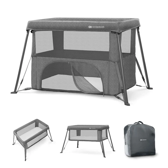 Utazóágy Cami Grey Kinderkraft KLCAMI00GRY0000