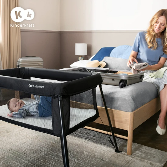 Utazóágy Cami Grey Kinderkraft KLCAMI00GRY0000