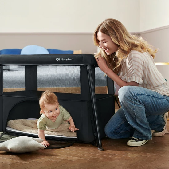 Utazóágy Cami Grey Kinderkraft KLCAMI00GRY0000