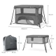 Utazóágy Cami Grey Kinderkraft KLCAMI00GRY0000