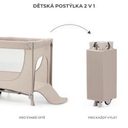 Utazóágy Joy 2 Beige