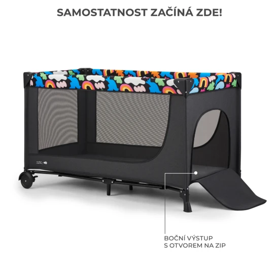 Utazóágy Joy 2 Happy shapes Kinderkraft KLJOY02HAP0000