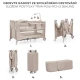 Utazóágy Joy 2 tartozékokkal Beige Kinderkraft KLJOY02BEG000AC