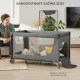 Utazóágy Joy 2 tartozékokkal Beige Kinderkraft KLJOY02BEG000AC