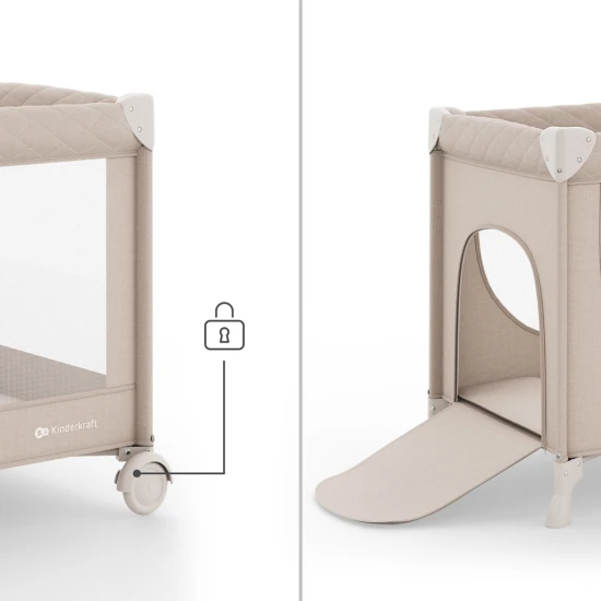 Leody Up Beige utazóágy Leody Up Beige utazóágy Kinderkraft KCLEODUPBEG0000