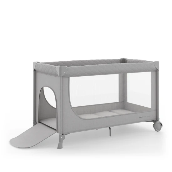 Utazóágy Leody Up Grey tartozékokkal Kinderkraft KCLEODUPGRY00AC