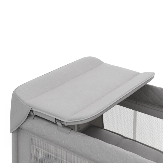 Utazóágy Leody Up Grey tartozékokkal Kinderkraft KCLEODUPGRY00AC