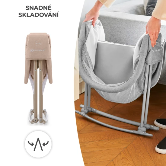 Gyerekágy 3in1 Lovi Beige Kinderkraft KKLLOVIBEG0000