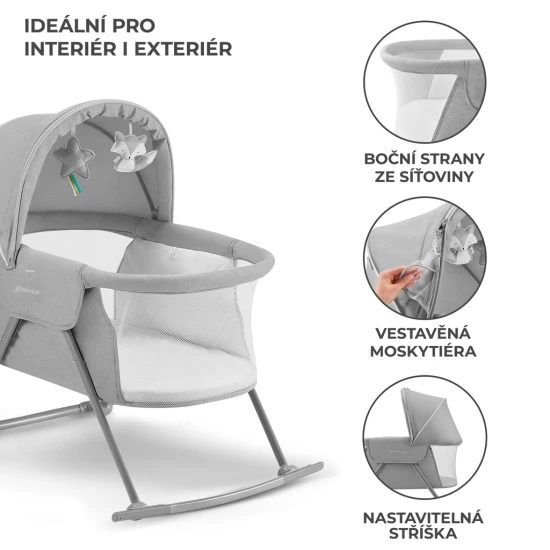 Gyerekágy 3in1 Lovi Gray Gyerekágy 3in1 Lovi Gray Kinderkraft KKLLOVIGRY0000