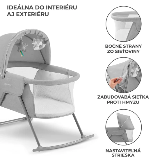 Gyerekágy 3in1 Lovi Gray Gyerekágy 3in1 Lovi Gray Kinderkraft KKLLOVIGRY0000