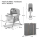 Gyerekágy 3in1 Lovi Gray Gyerekágy 3in1 Lovi Gray Kinderkraft KKLLOVIGRY0000