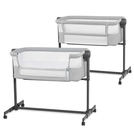 Állítható gyerekágy Nestee Up2 Light Grey Kinderkraft KLNEE002LGR0000