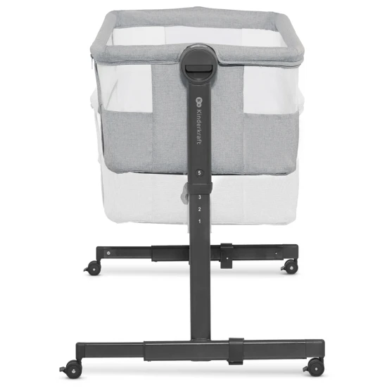 Állítható gyerekágy Nestee Up2 Light Grey Kinderkraft KLNEE002LGR0000