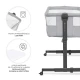 Állítható gyerekágy Nestee Up2 Light Grey Kinderkraft KLNEE002LGR0000